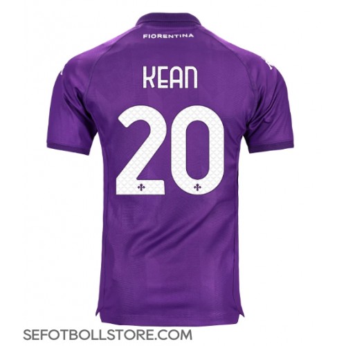 Fiorentina Moise Kean #20 Replika Hemmatröja 2024-25 Kortärmad